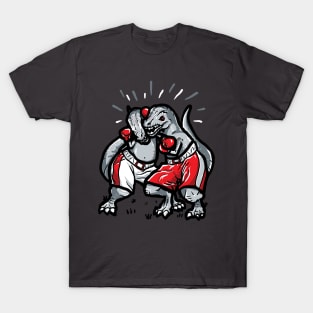 T-Rexes trying to box T-Shirt